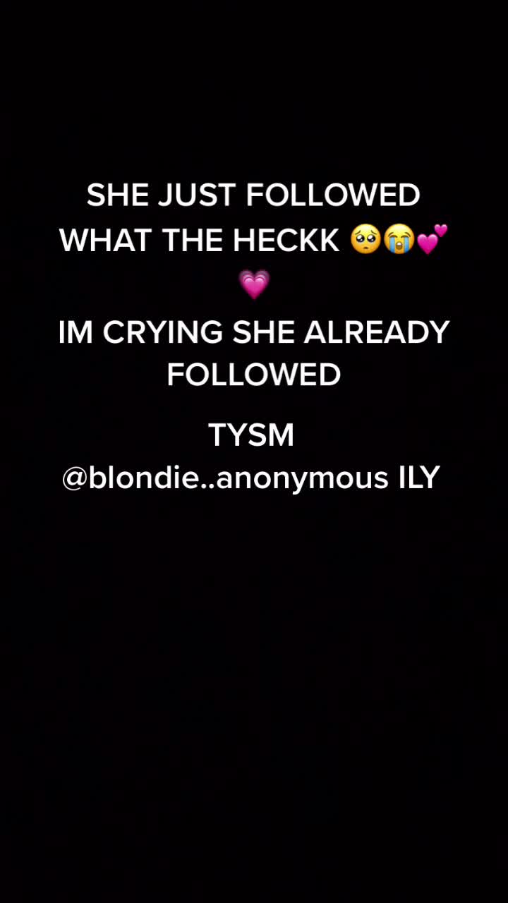 @SHE FOLLOWED BACK 🥺💕