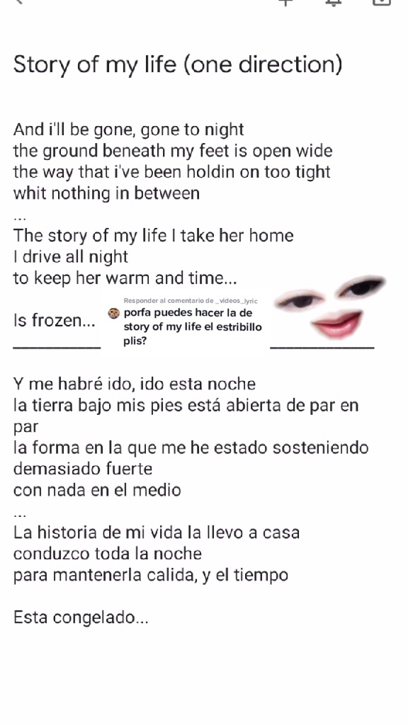 @letras de canciones