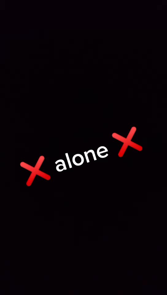 @โ alone โ