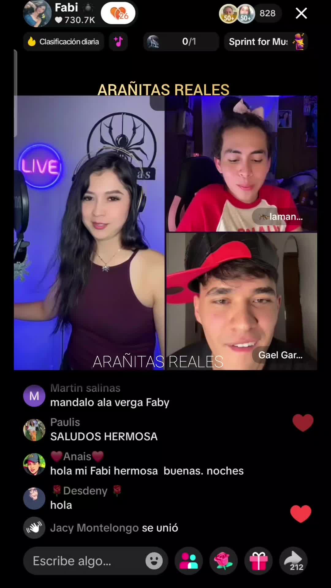 @🕷🍷Ara&ntilde;itas Reales 🎤🇬🇹