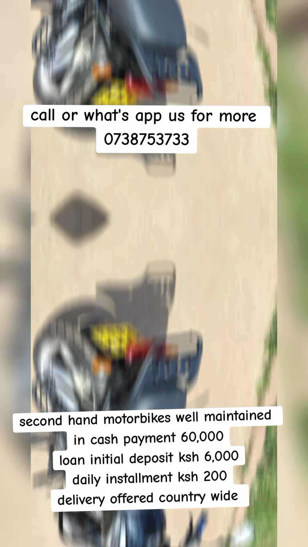 @Mwanachii Motorbikes
