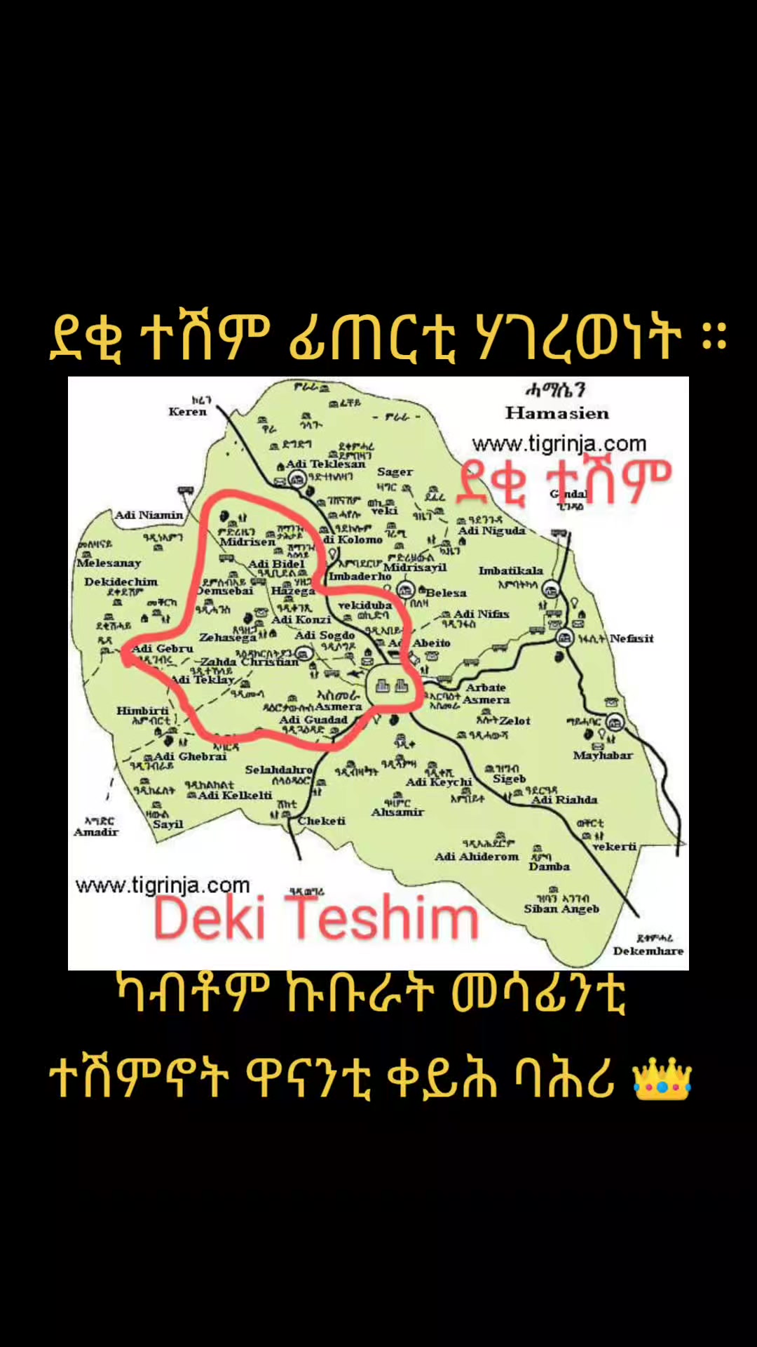 @Wedi DekiTeshim ዞባ ኣተሽም ምንቅስቓስ