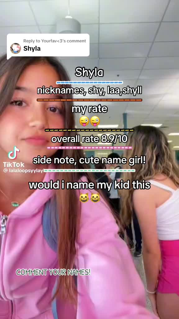 @rating your name!!🥰😛