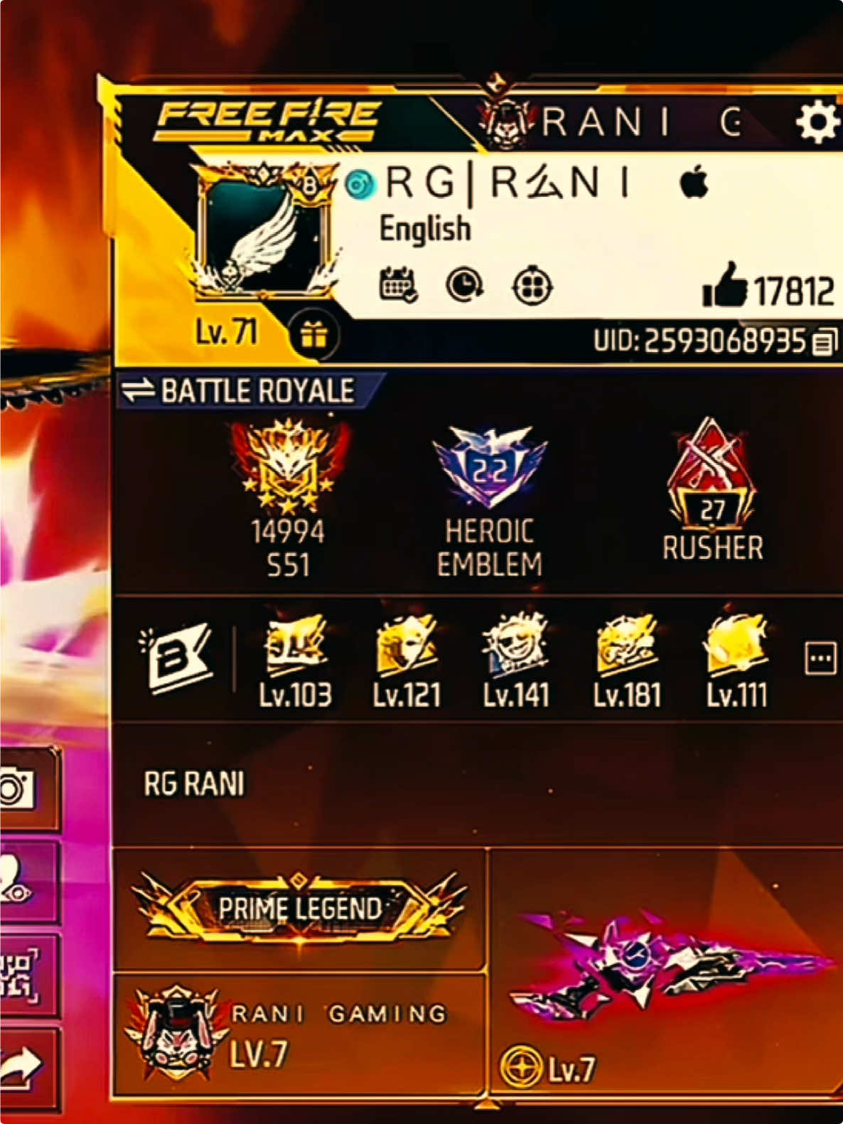 @🥀FREE FIRE RANI🥀