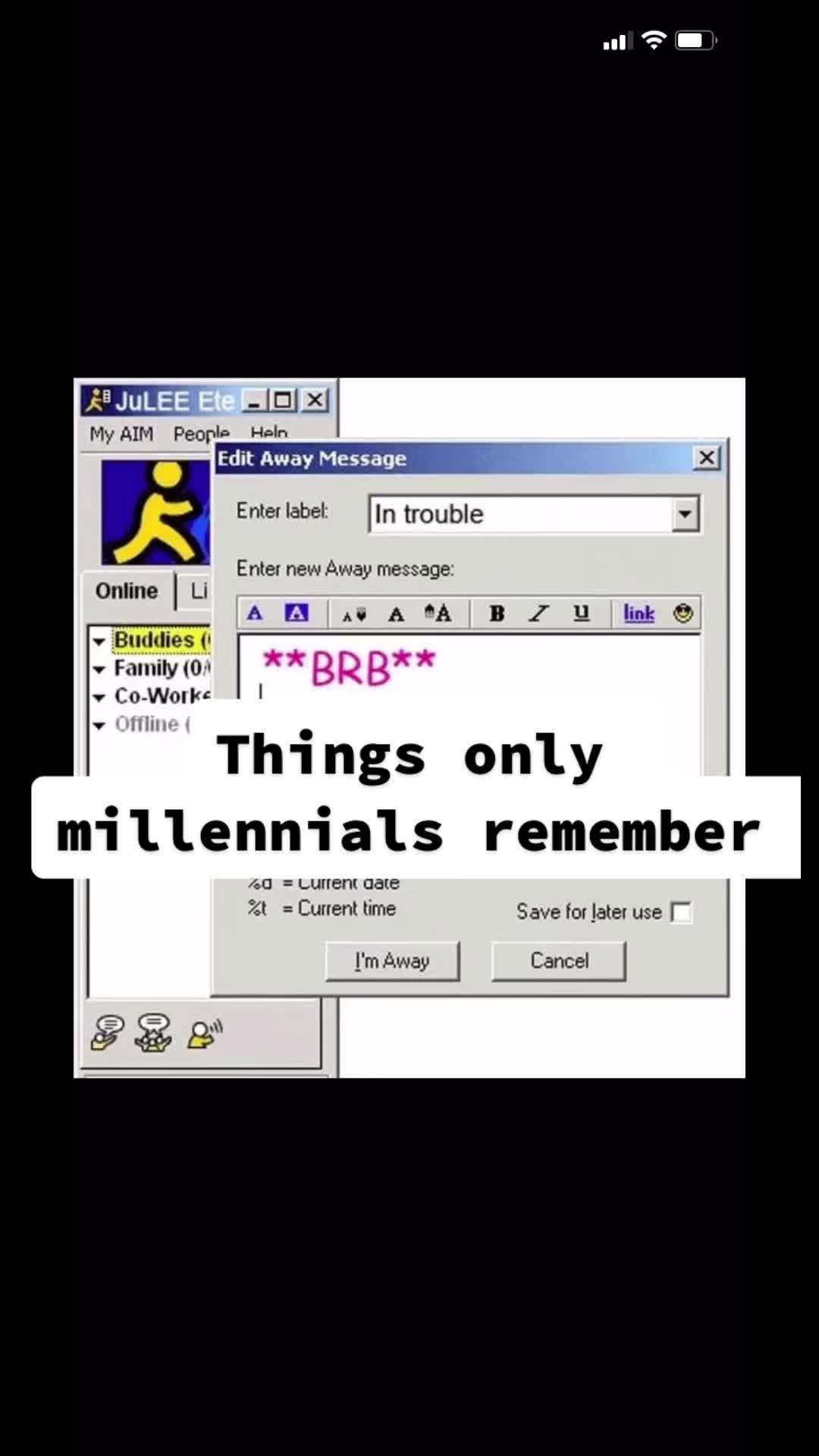 @Things Only Millennials Know