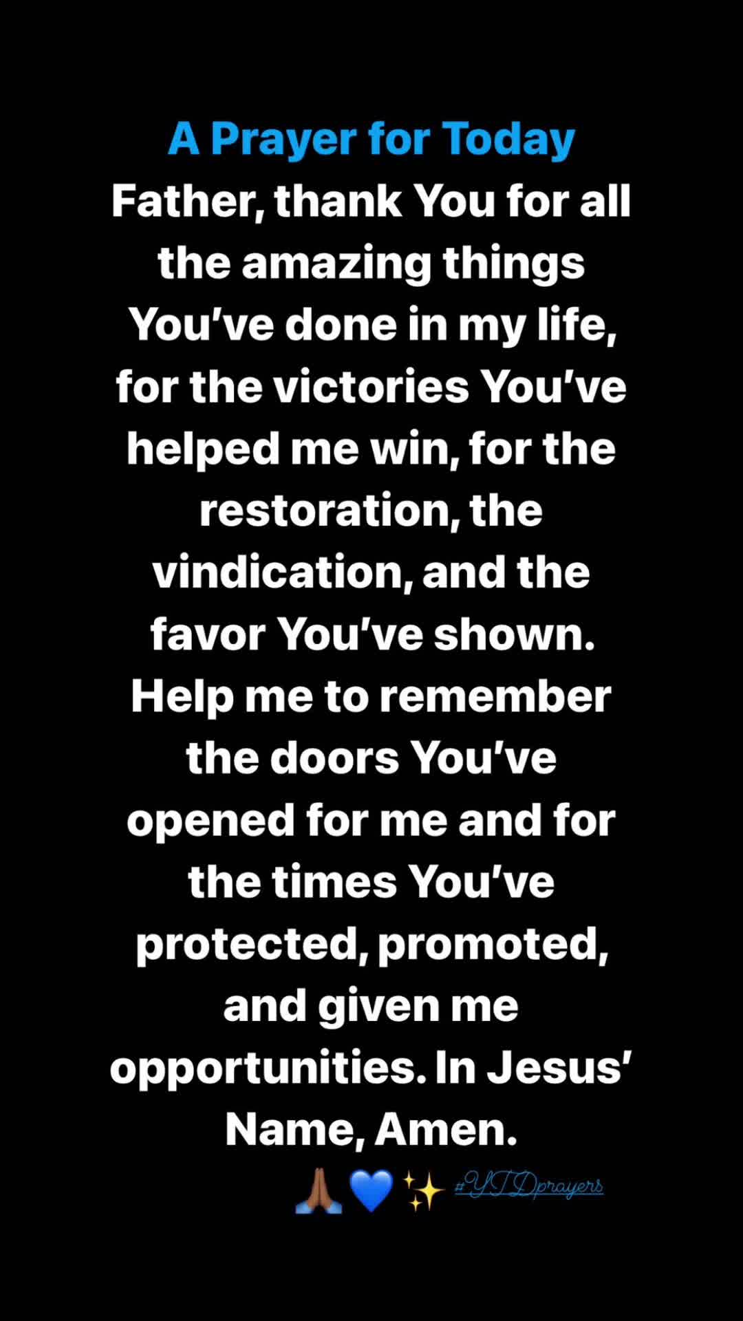 @YTDPrayers