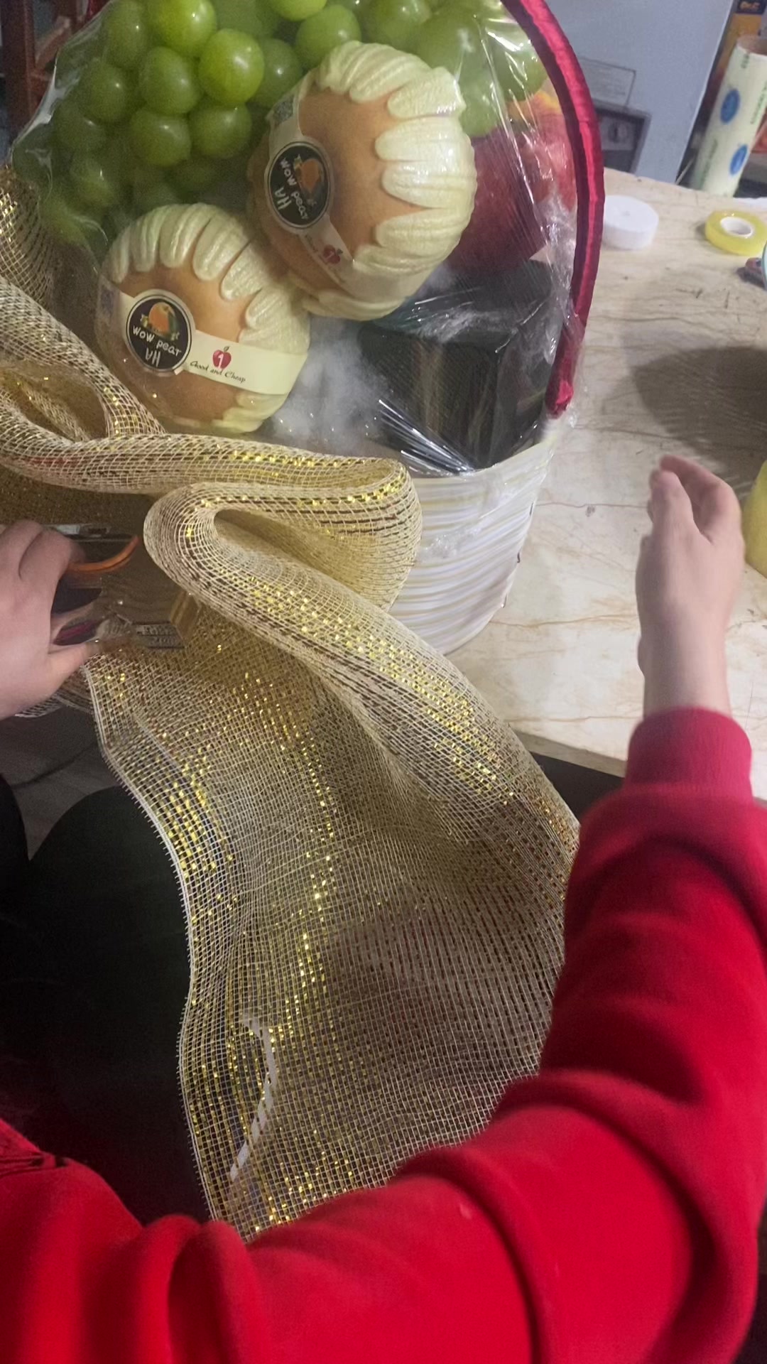 @Hiền b&ocirc;ng dạy l&agrave;m giỏ qu&agrave;