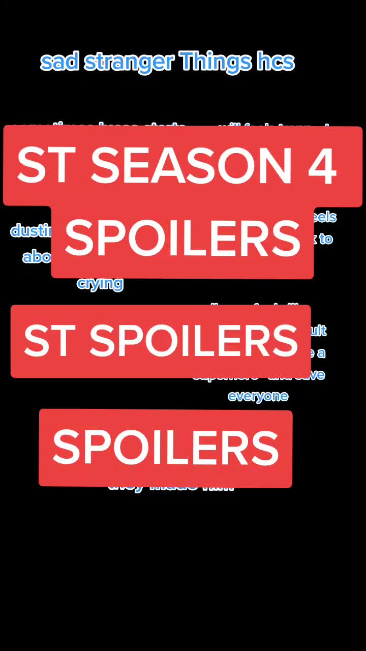 @stranger Things hcs