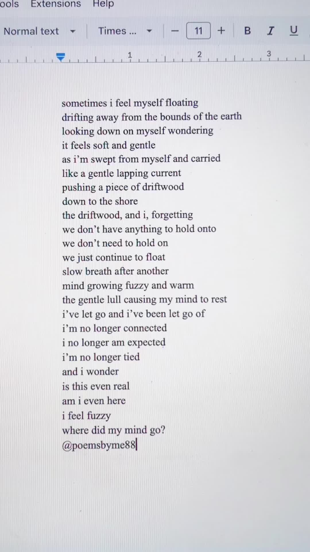@poems