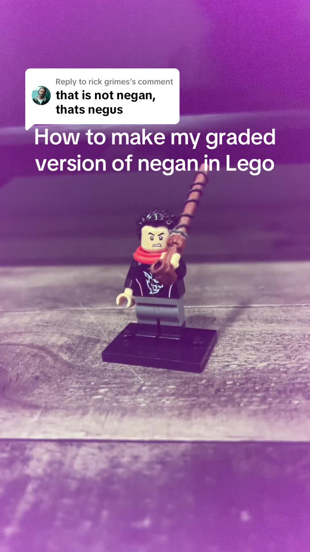 @Lego walking dead  mini figure
