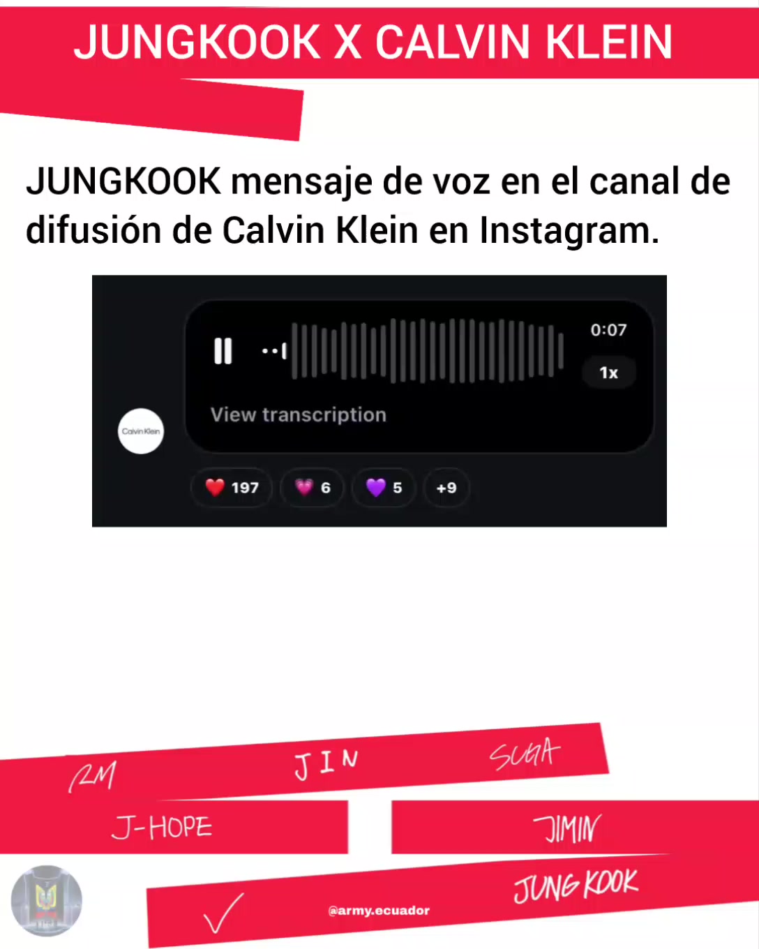 @BTS ARMY ECUADOR 💜🇪🇨