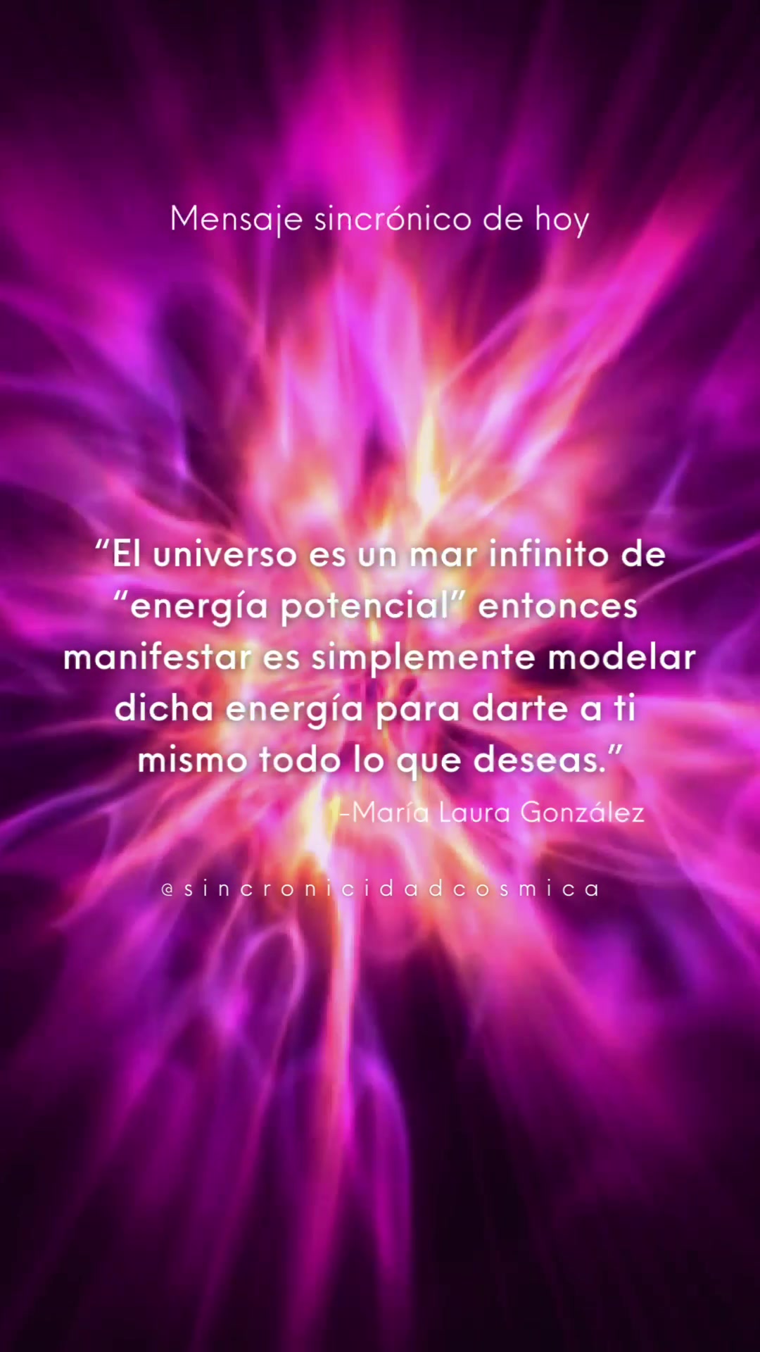 @Sincronicidad C&oacute;smica 💫