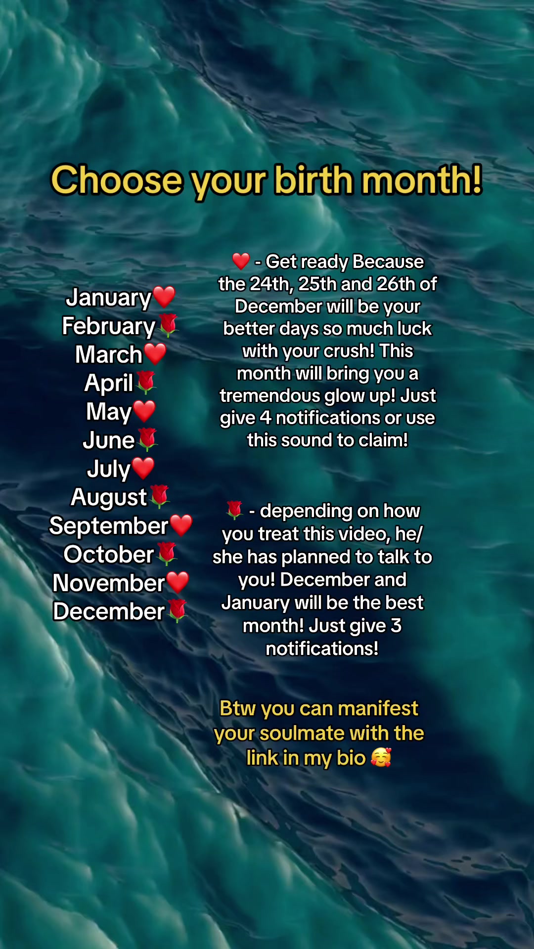 @Attract Your Soulmate 🥰