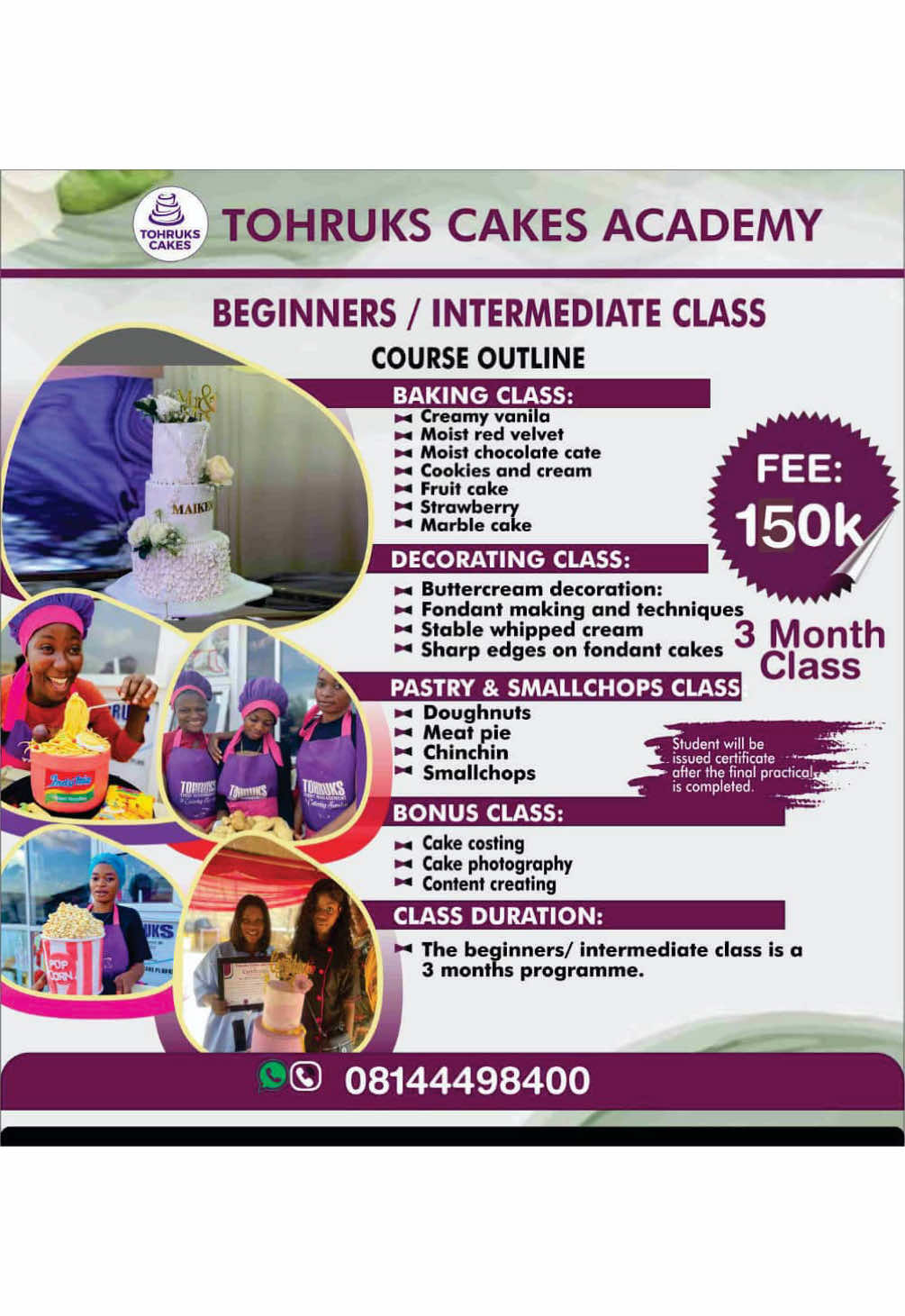 @Tohruks cakes of Ibadan