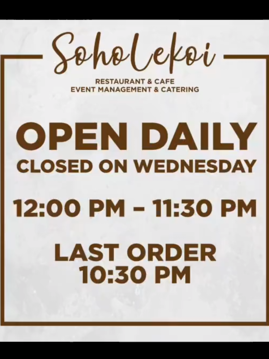 @Soho Lekoi Restaurant & Cafe