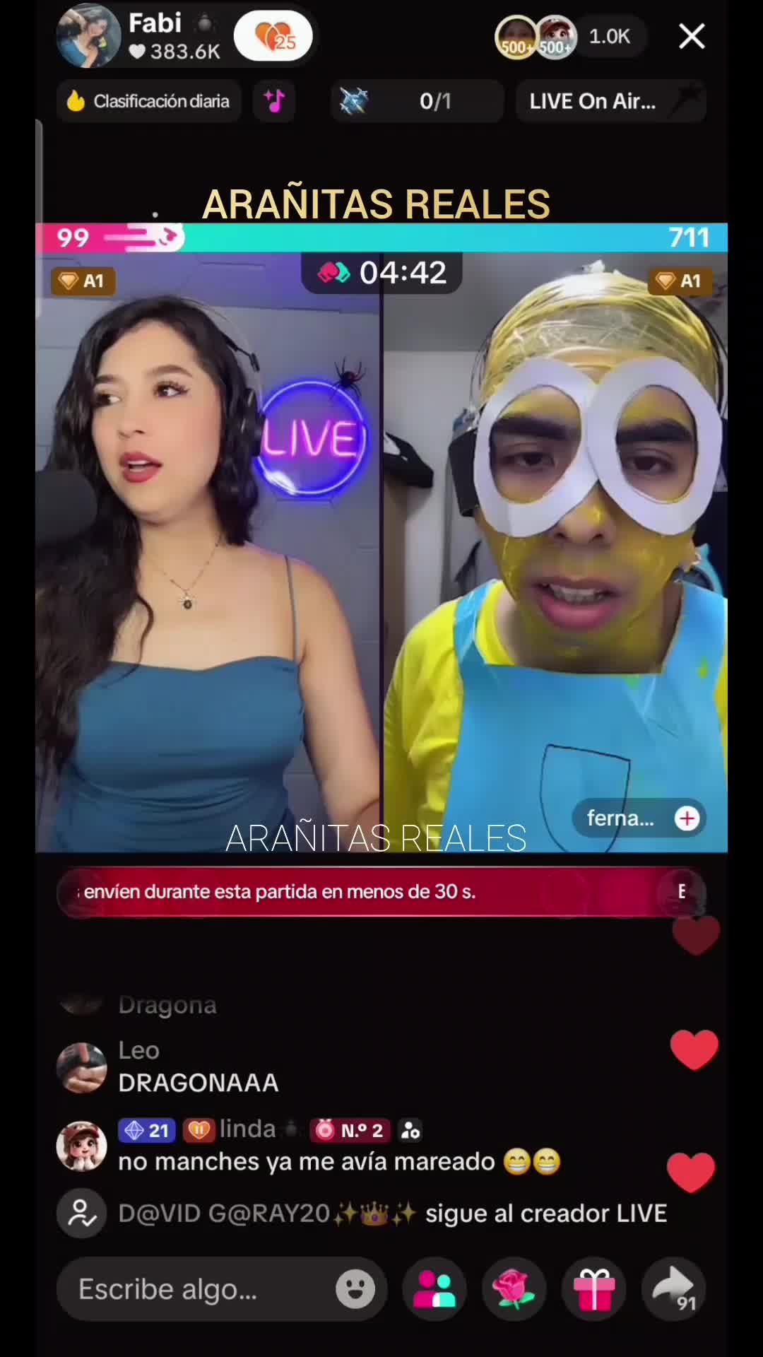 @🕷🍷Arañitas Reales 🎤🇬🇹