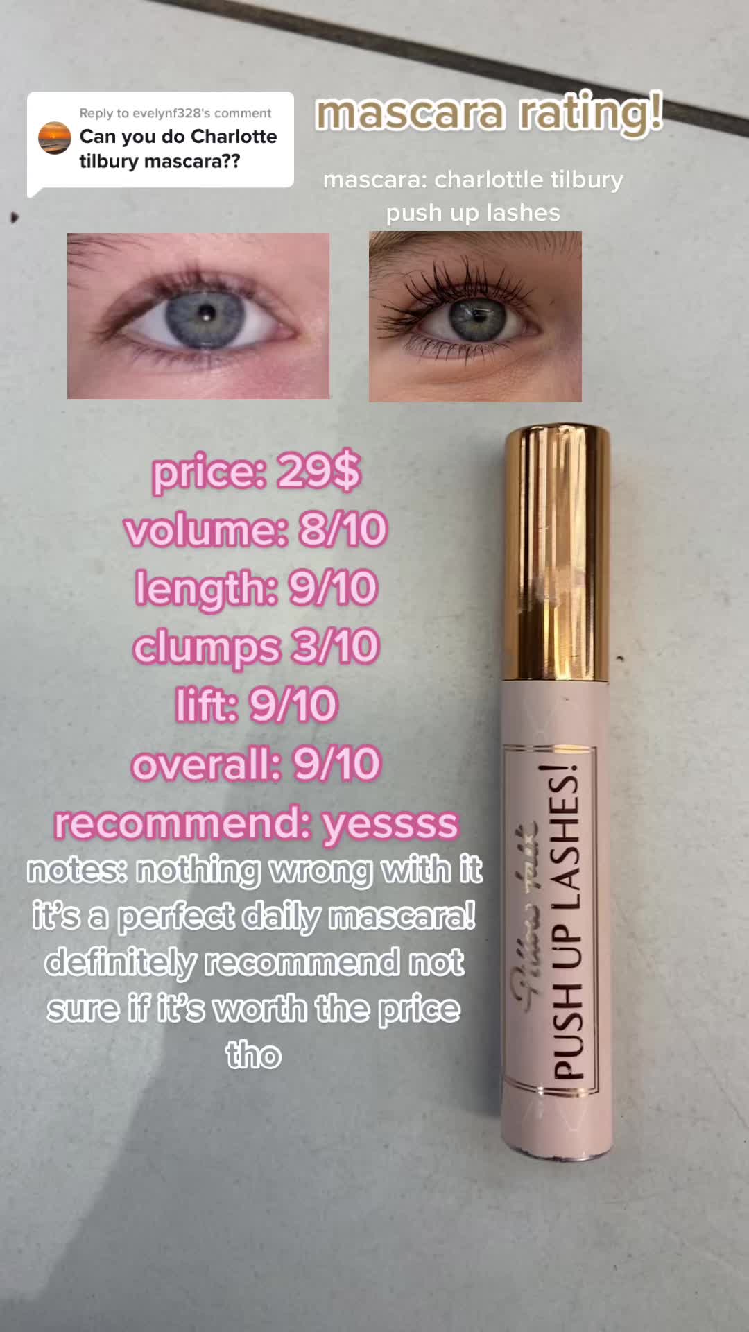 @mascara rating!!