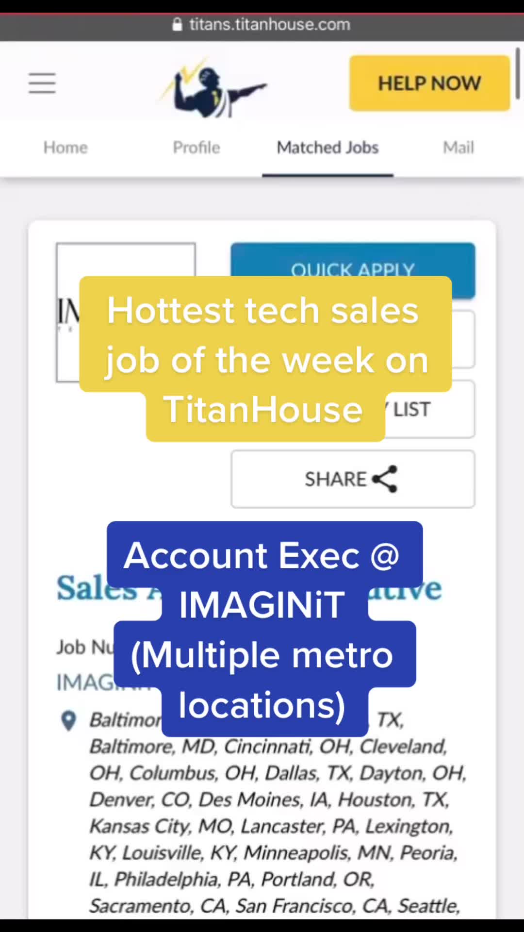 @Titanhouse | Tech Sales Jobs