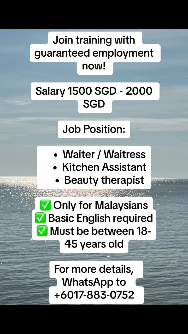 @Job opportunities in Singapore