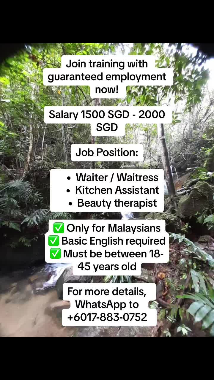 @Job opportunities in Singapore