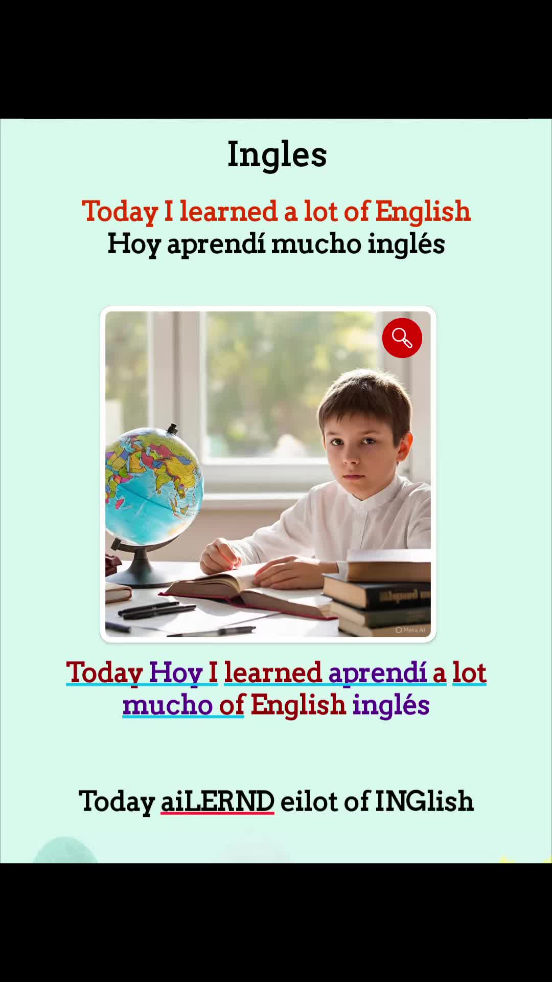 @Ingles con tarjetas