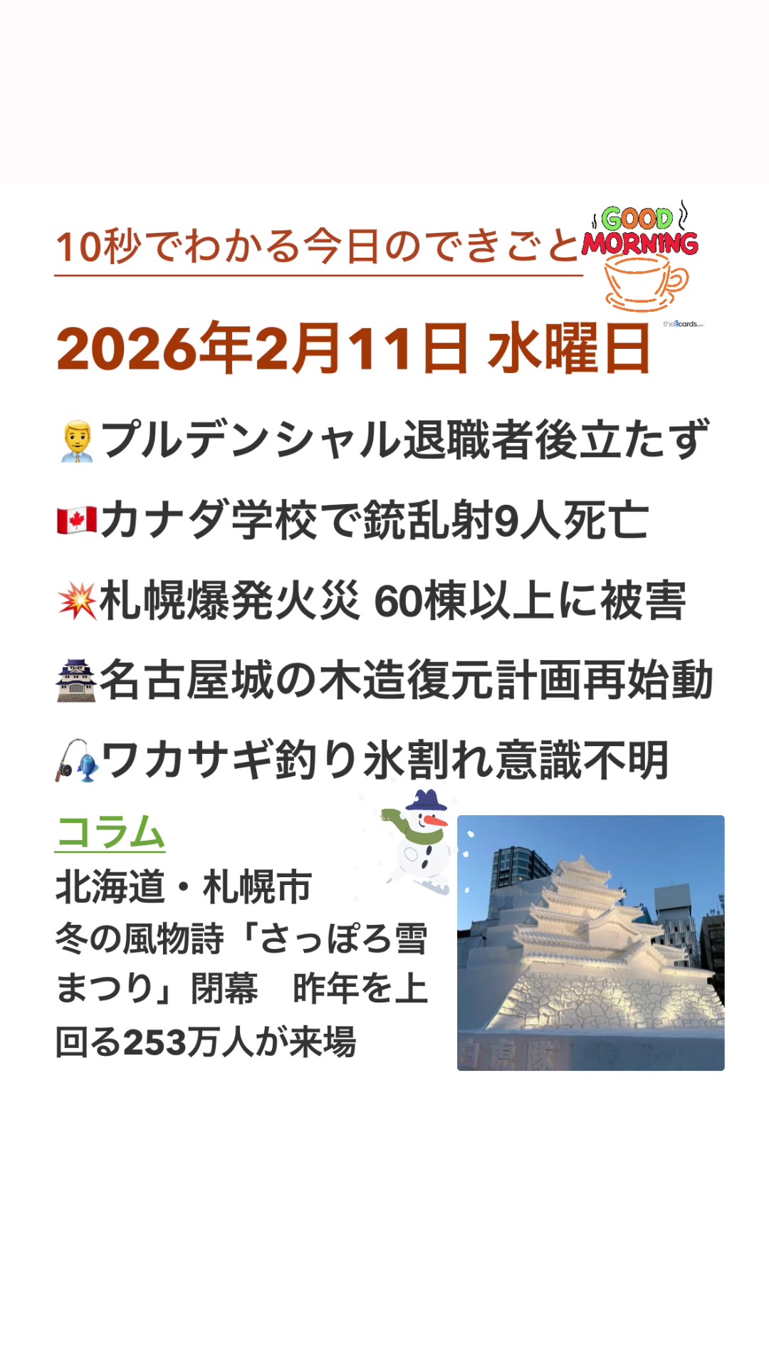 @今日の1日