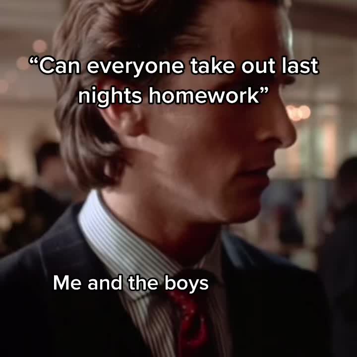@Patrick Bateman
