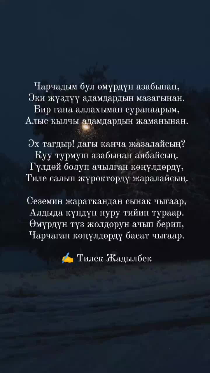 @Tilek