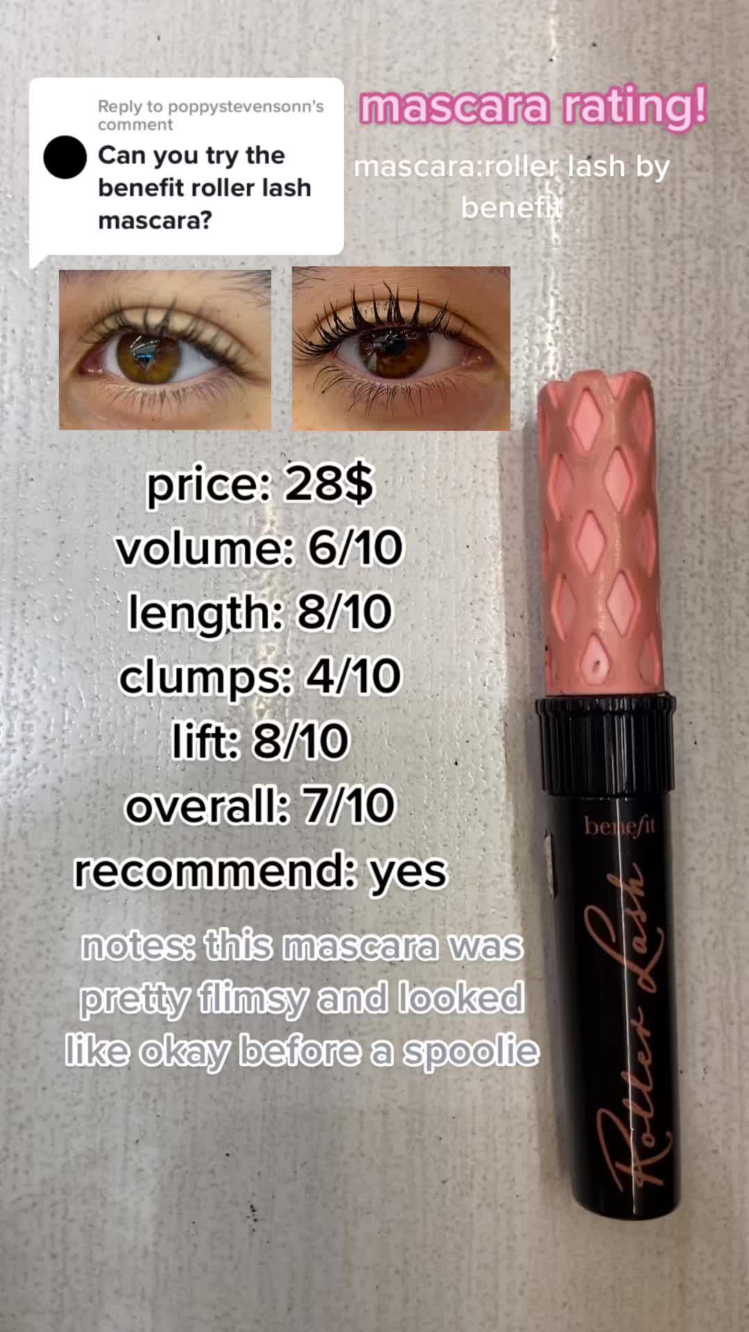 @mascara rating!!