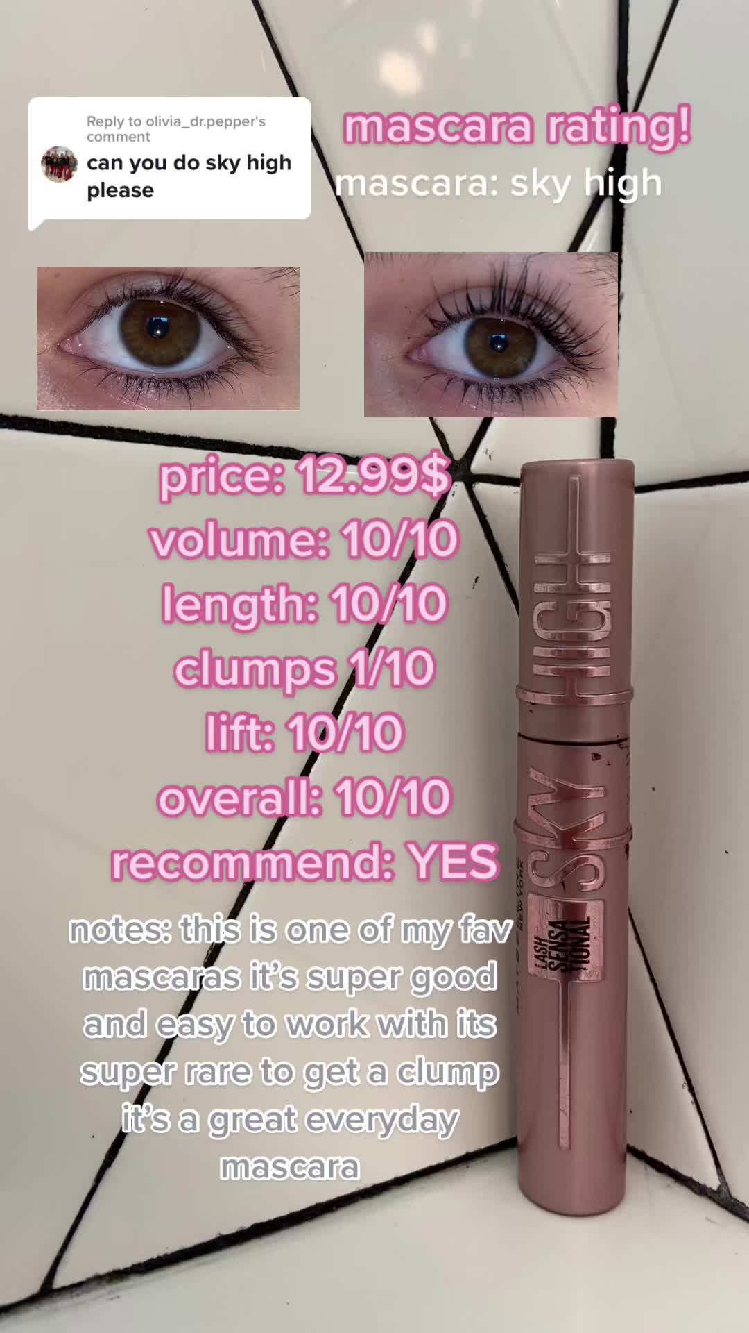 @mascara rating!!