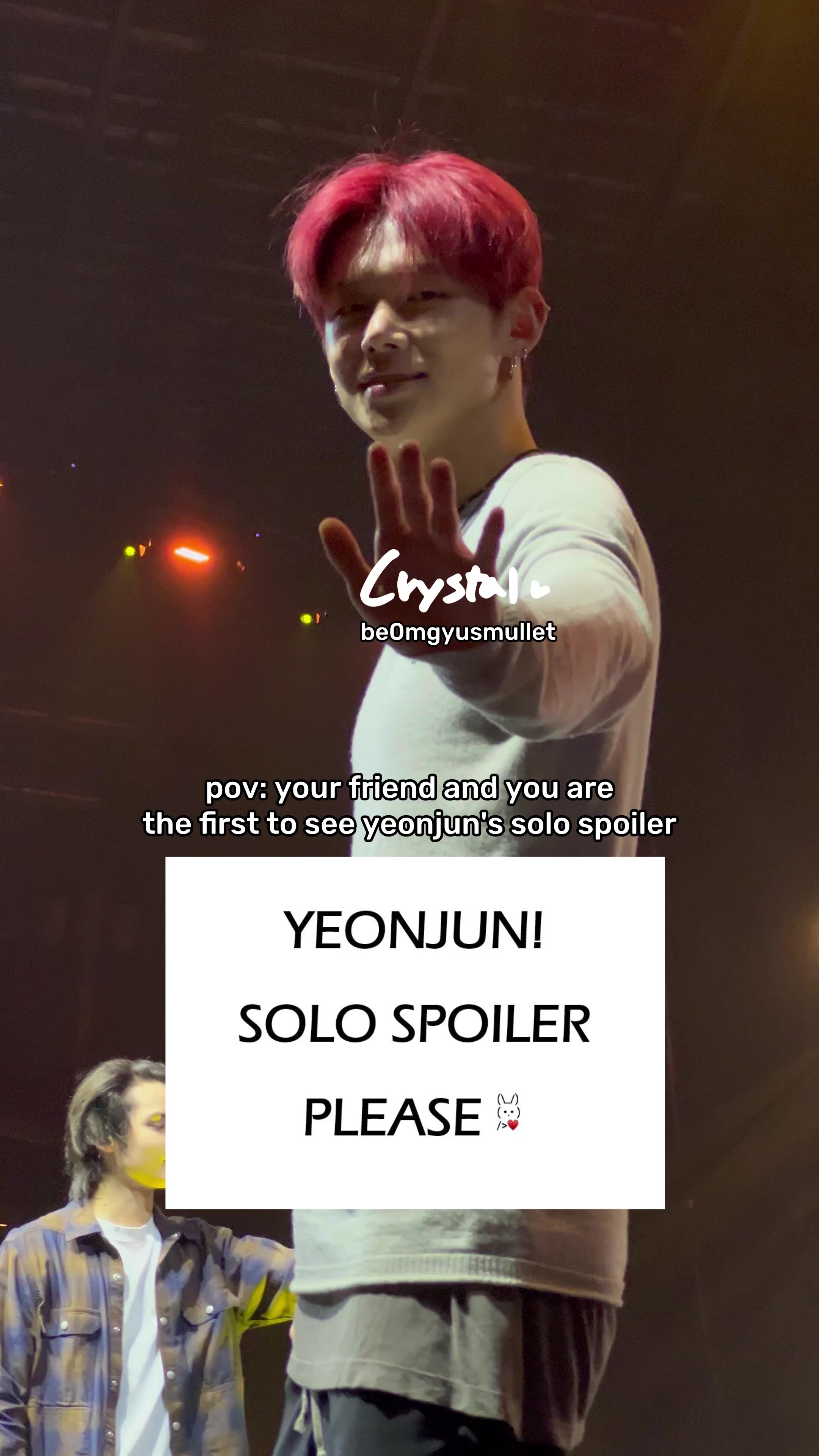 @beomgyu's long hair (REAL)