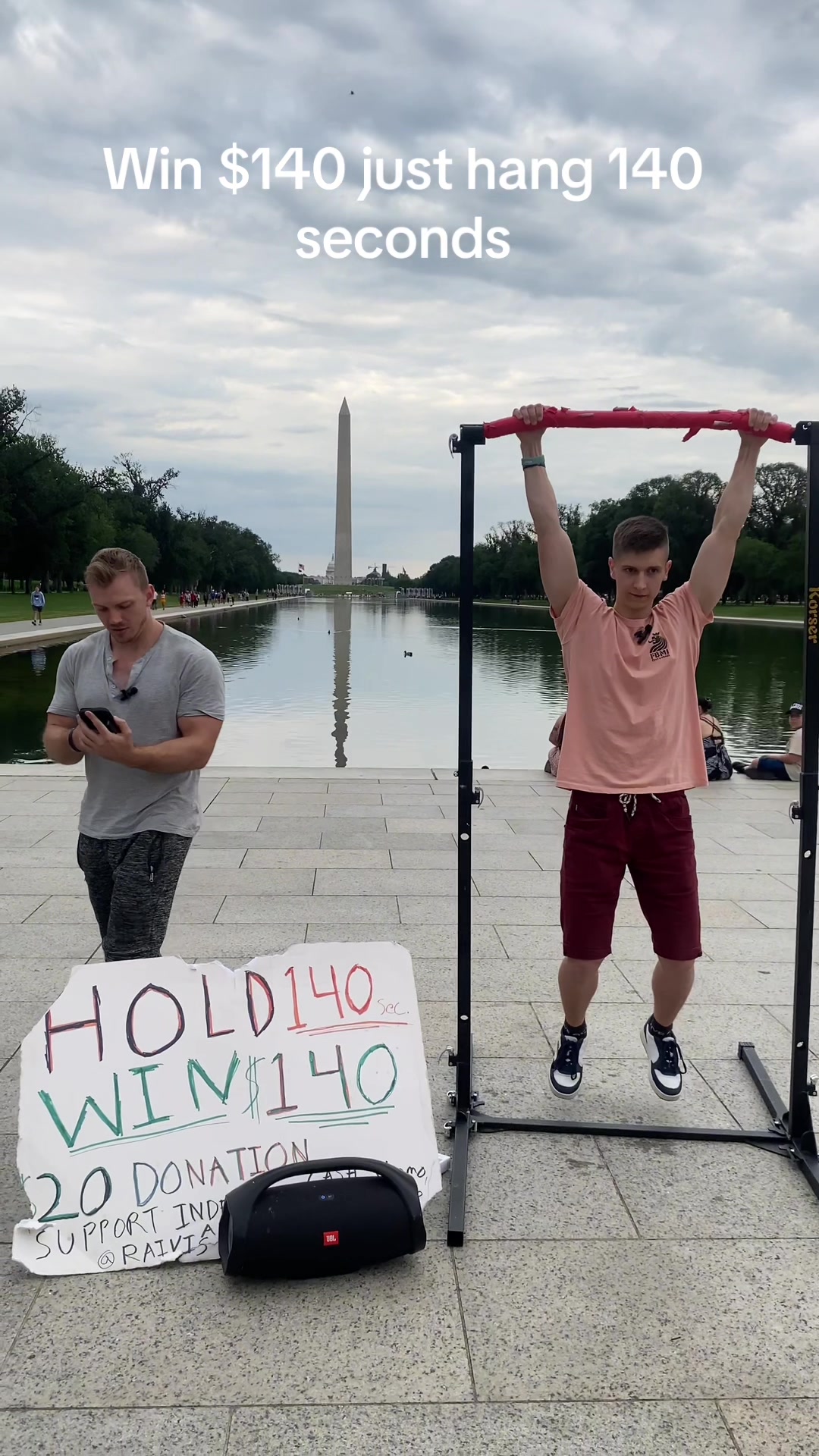 @Hanging bar challenge