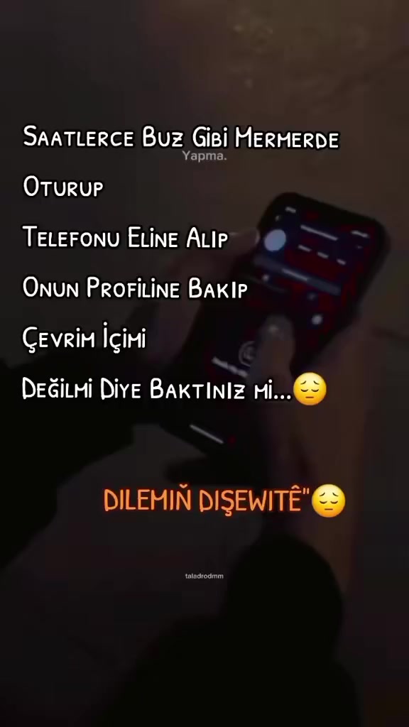 @DILEMİŇ DIŞEWITÊ"😔