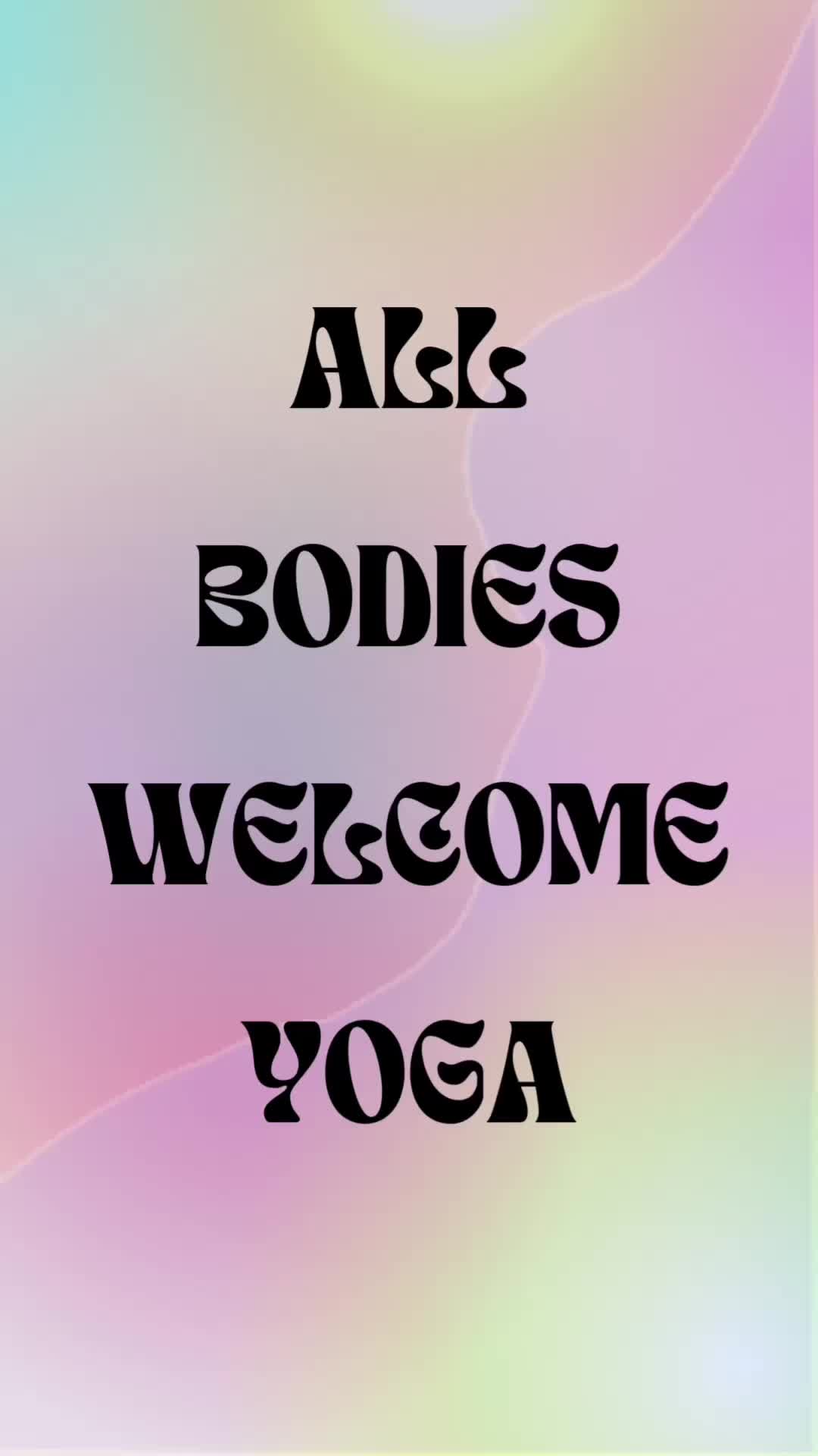 @all bodies welcome yoga