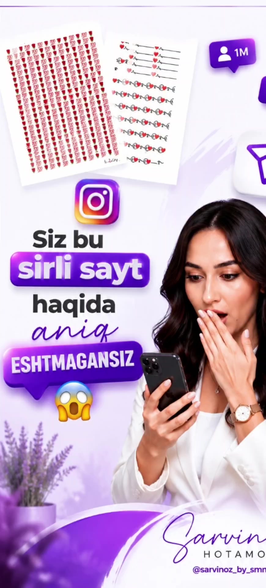 @Sarvinoz Nayimovna || SMM