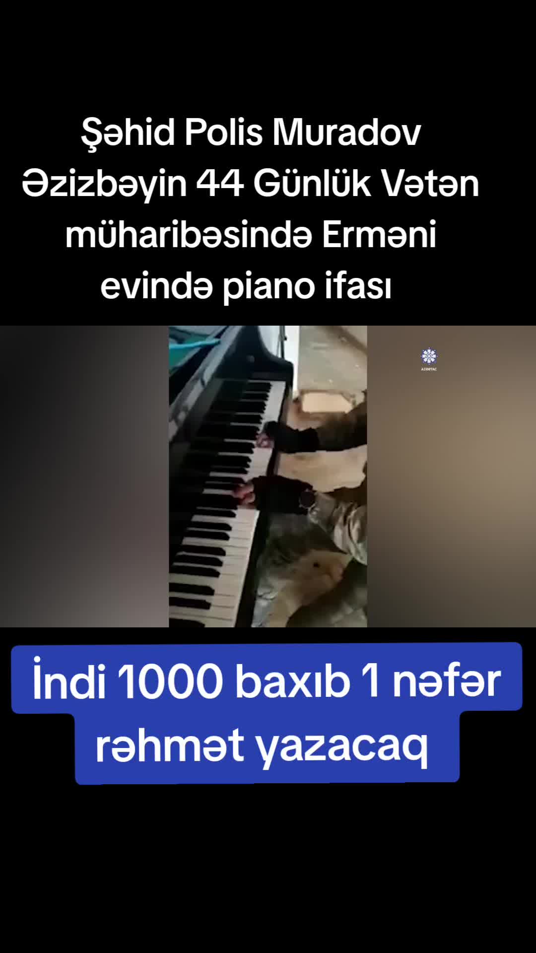 @ŞƏHİDLƏR ÖLMƏZ VƏTƏN BÖLÜNMƏZ