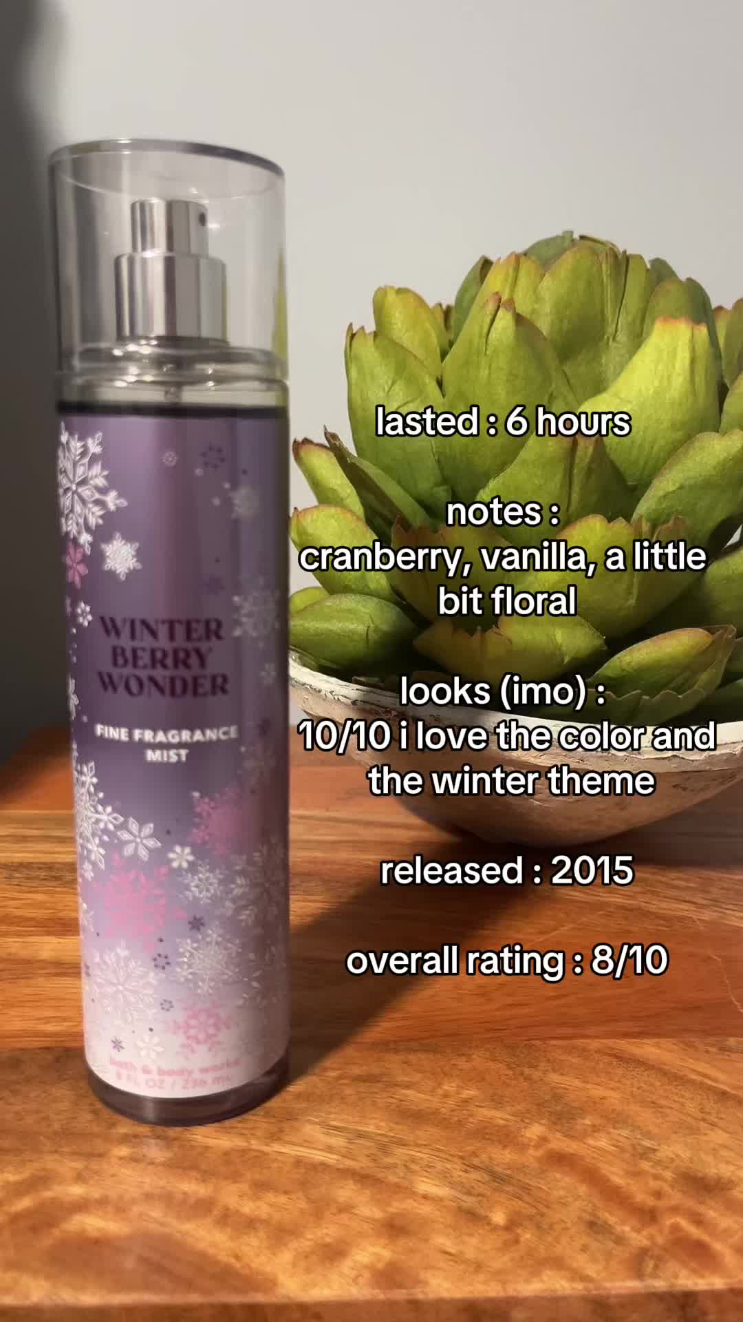 @rating bath and body scents
