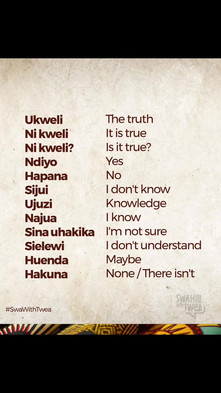 @Swahili With Twea