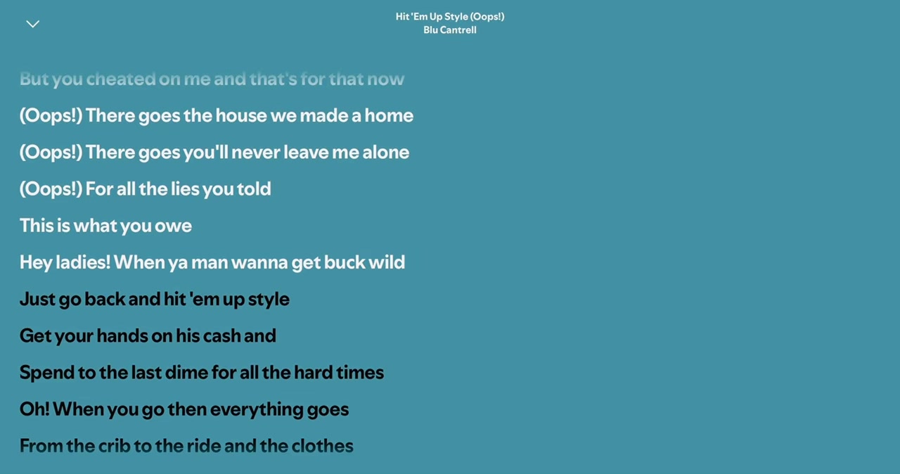 @Spotify Song Lyrics
