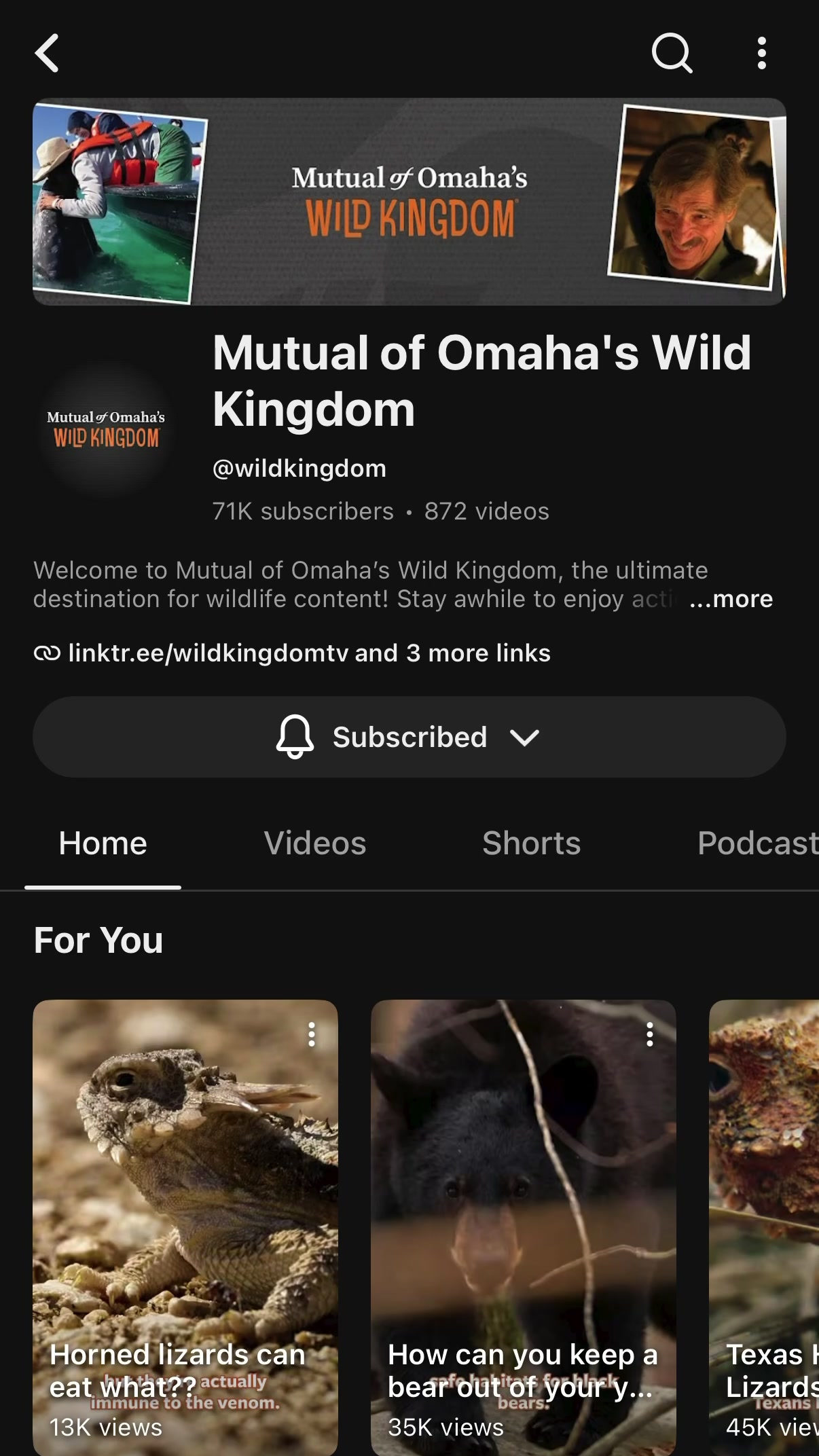 @Mutual of Omaha's Wild Kingdom