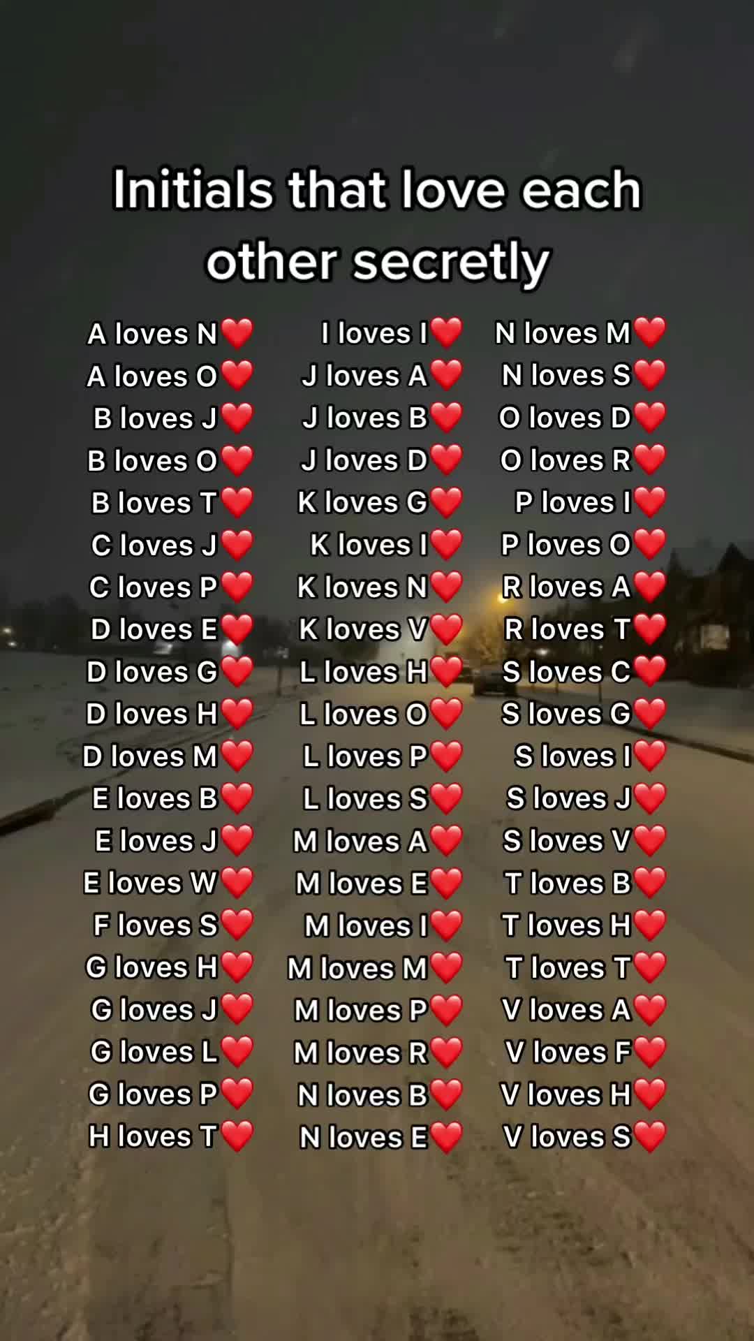 @I Love You