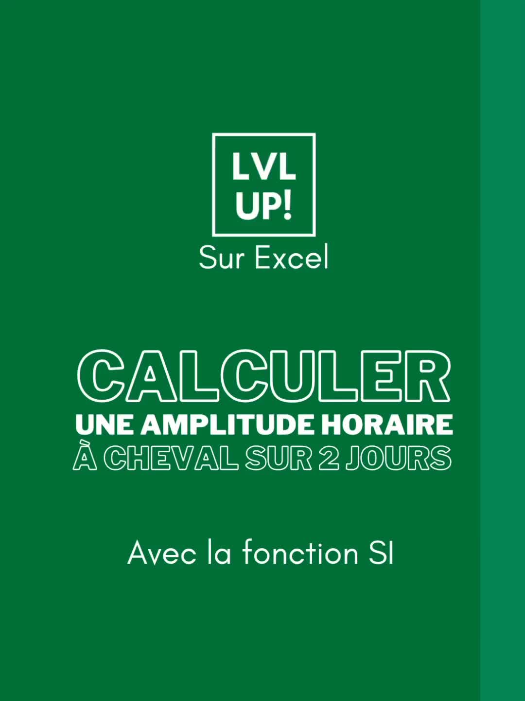 @Level Up Sur Excel