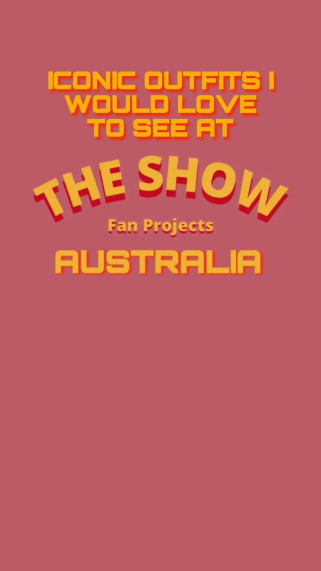 @The Show Live Tour Aus