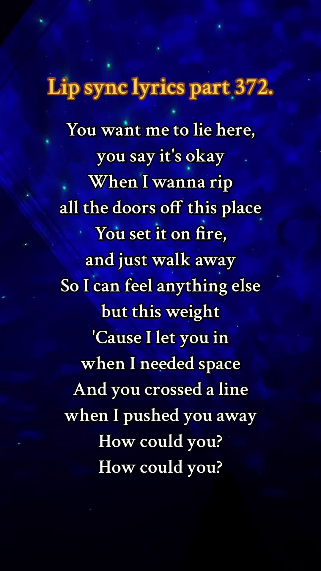 @Lipsync Lyrics & Acting