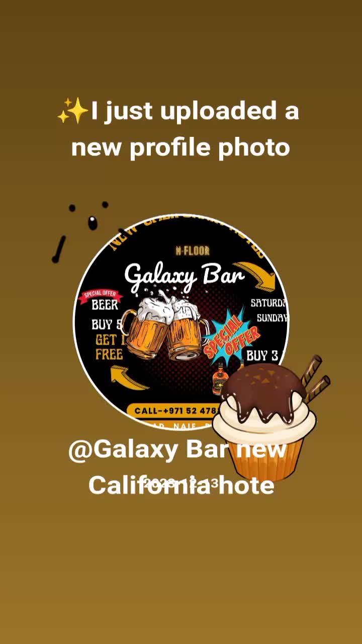 @Galaxy bar New californiya😍🥰