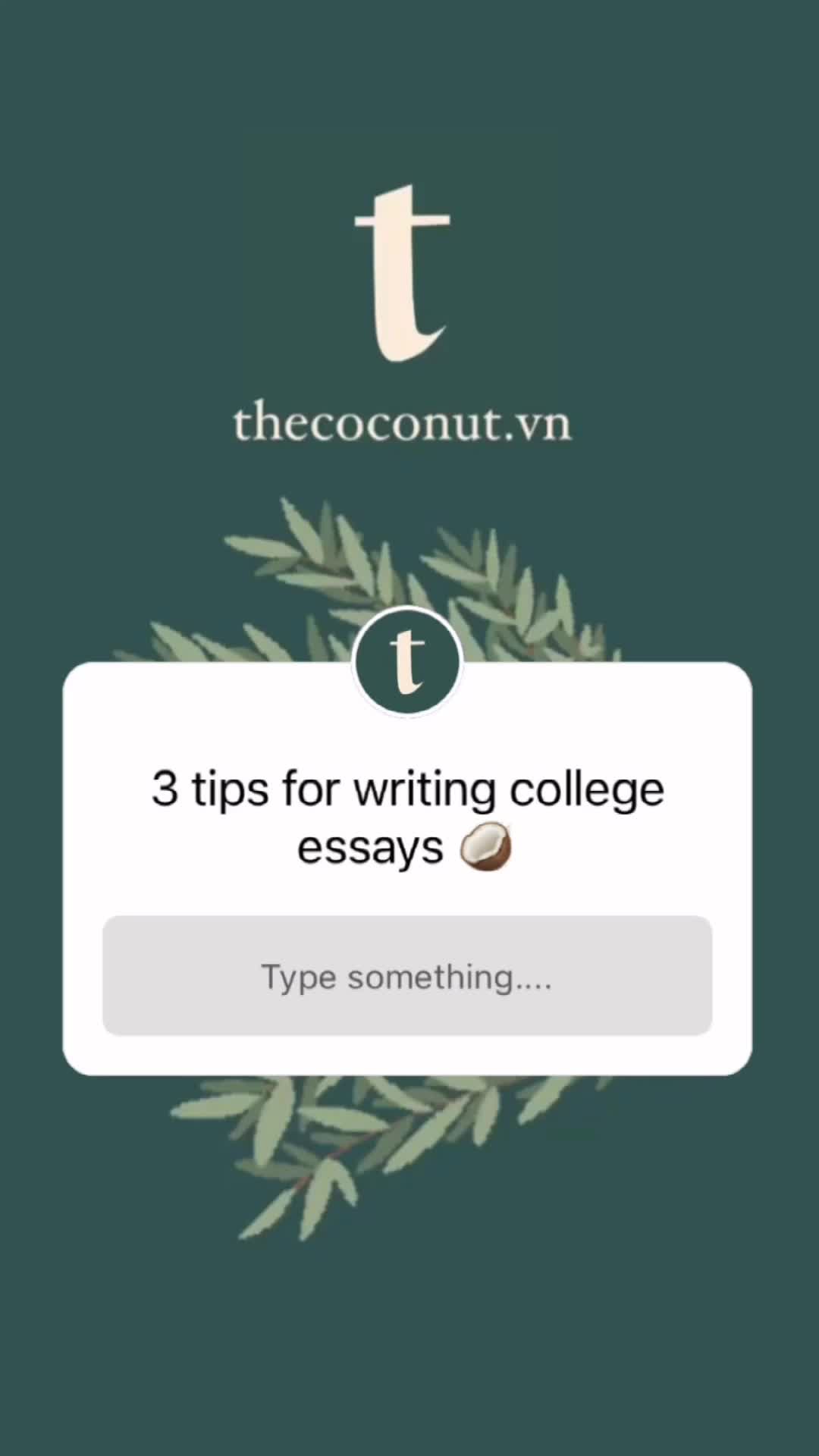 @The Coconut