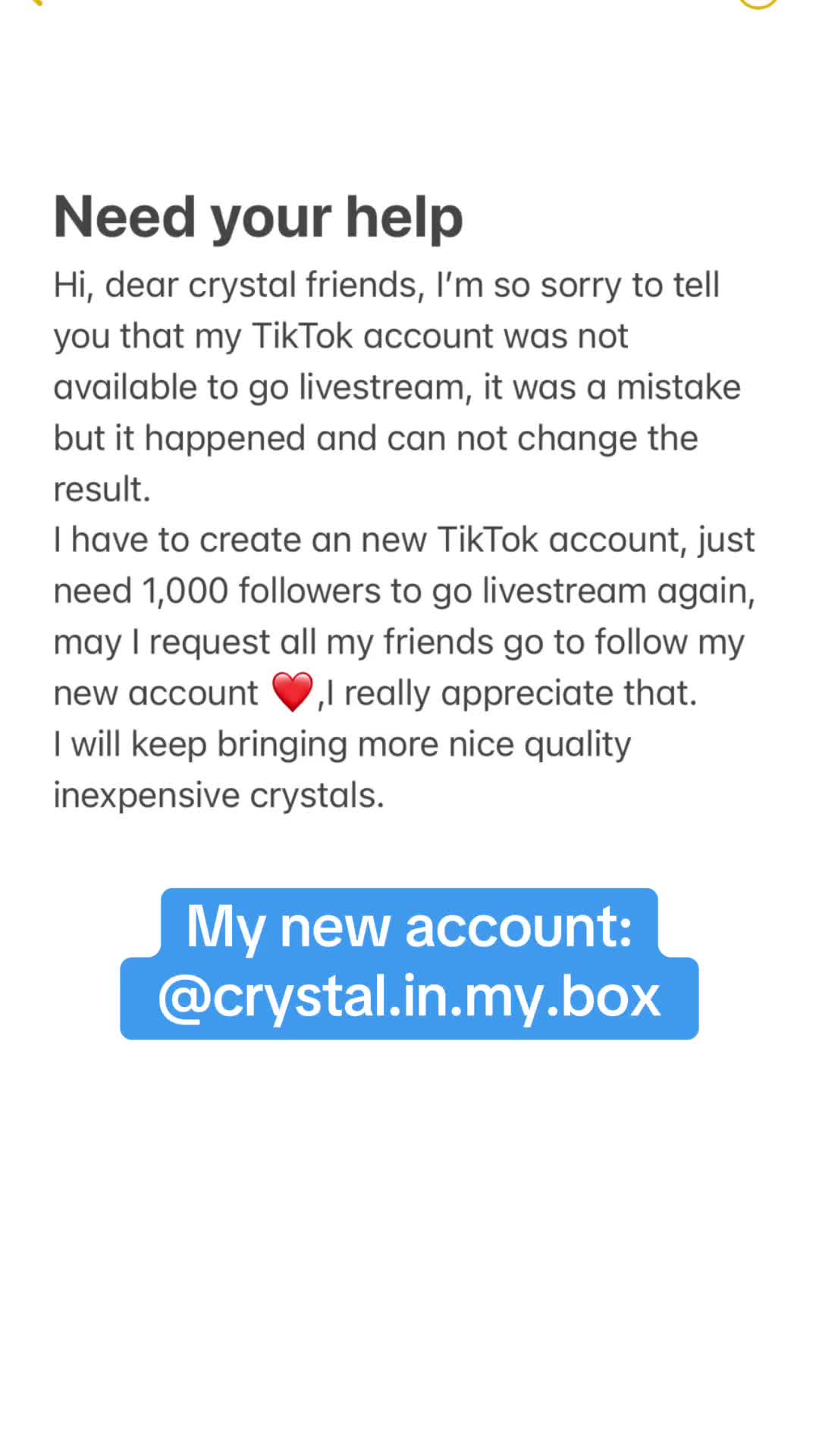 @Crystal In My Box