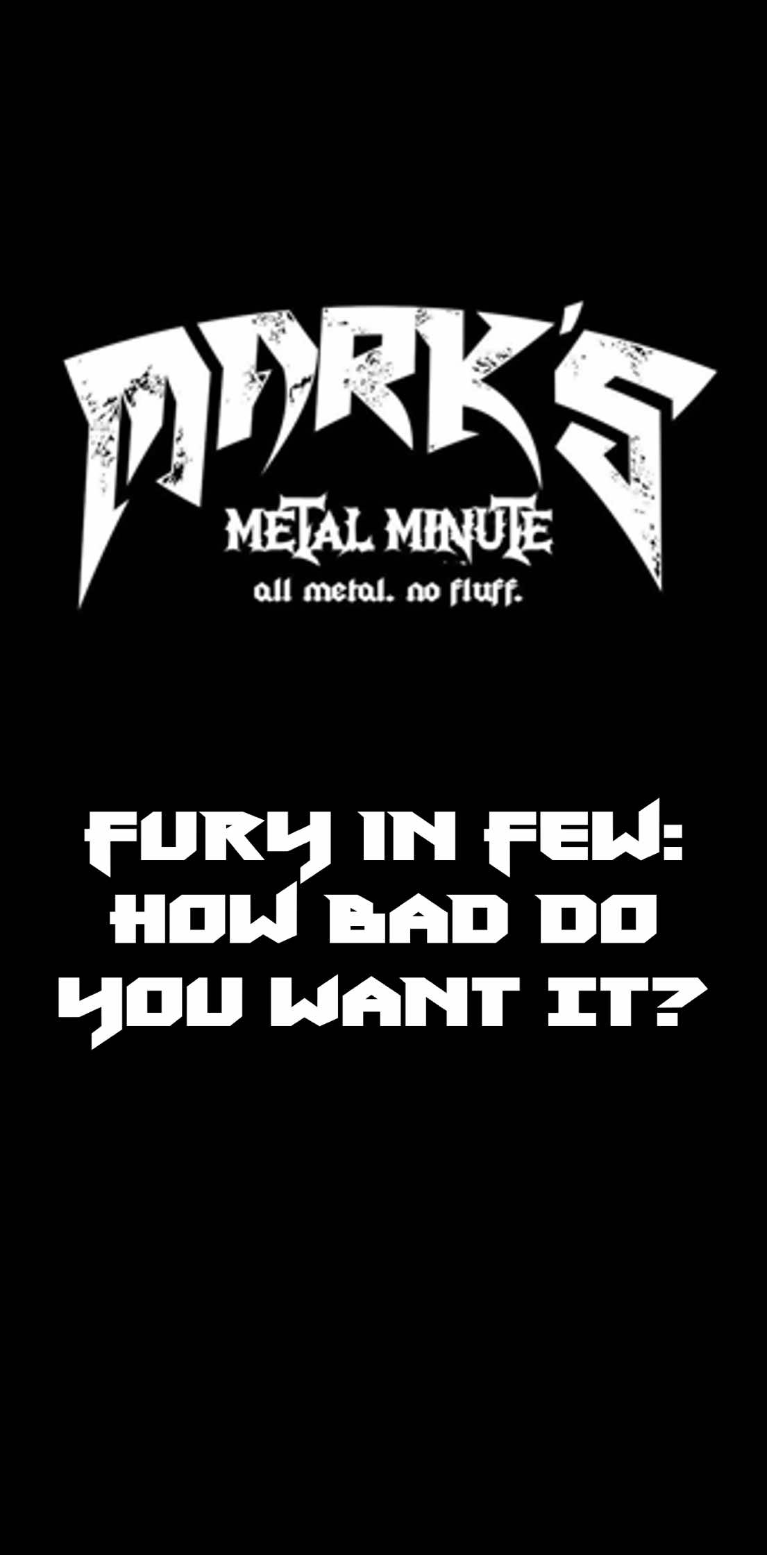 @Mark’s Metal Minute