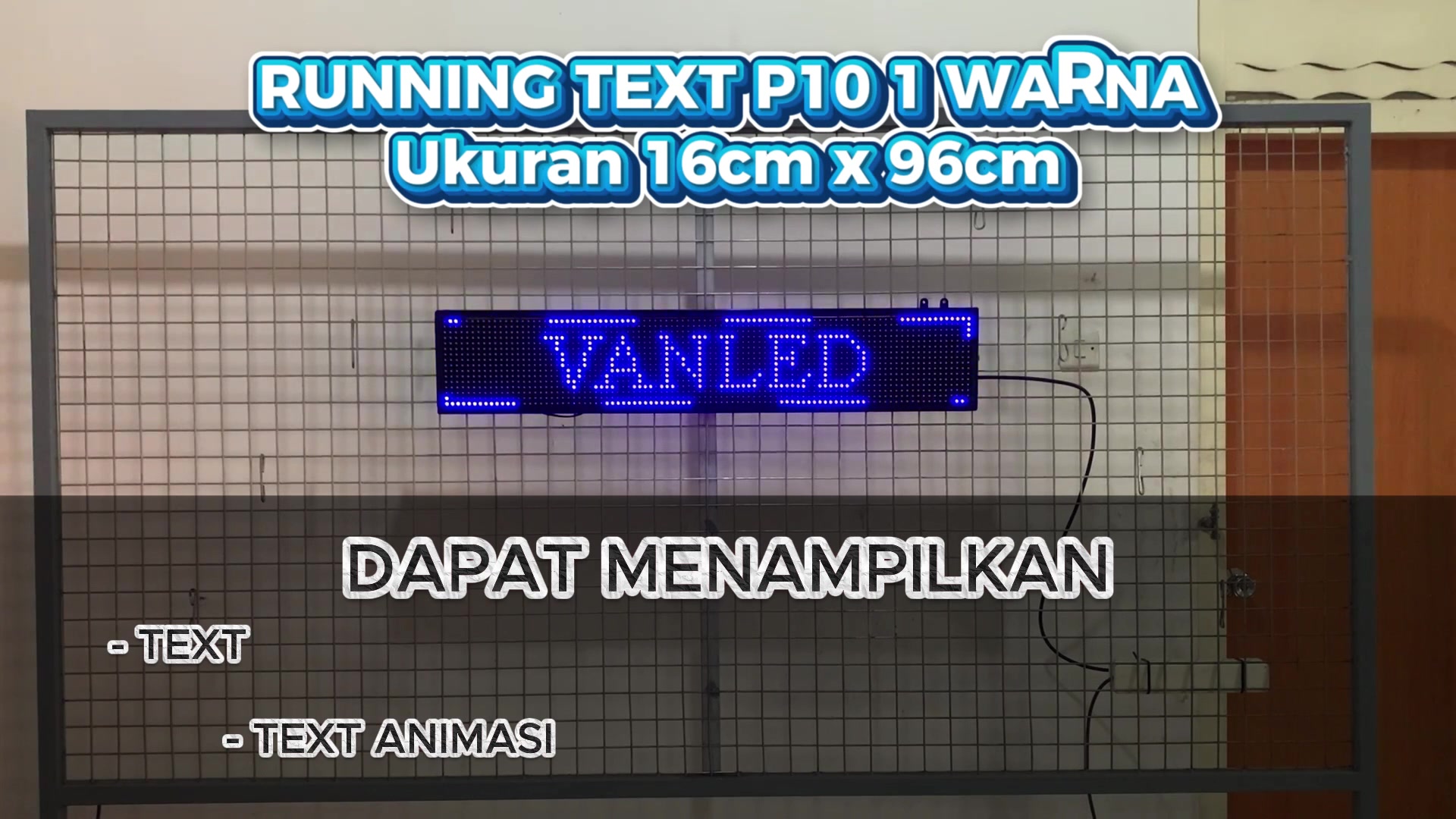 @vanled running text