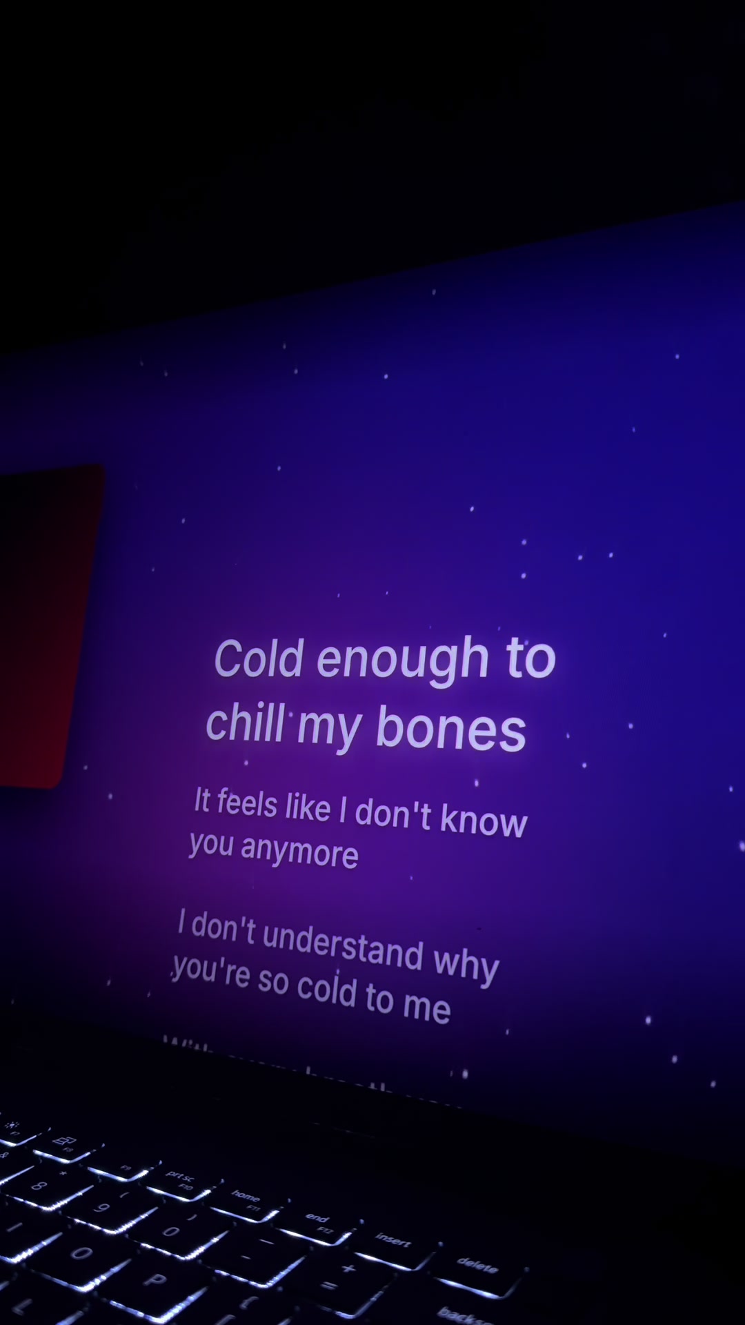 @Song lyrics